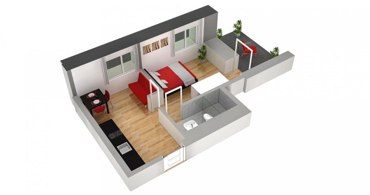 Hitrental Altstetten Apartments Zürih Dış mekan fotoğraf